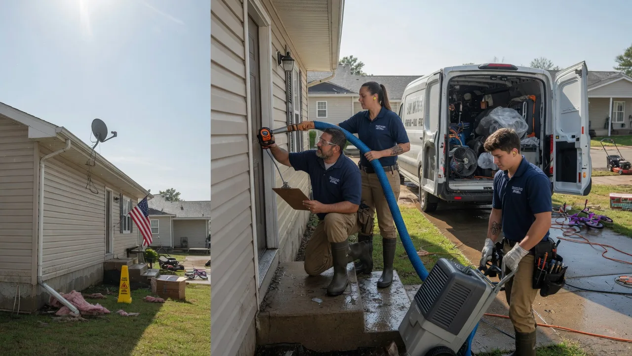 Ceiling Water Damage Restoration in Bristow, OK near me